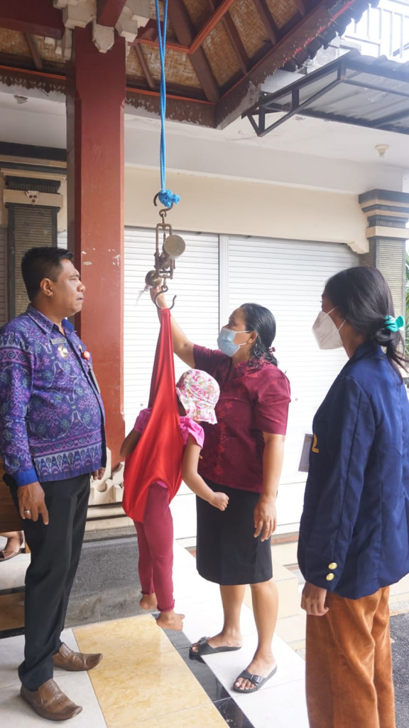 Pelayanan Posyandu Balita di Banjar Sangiang Kekeran